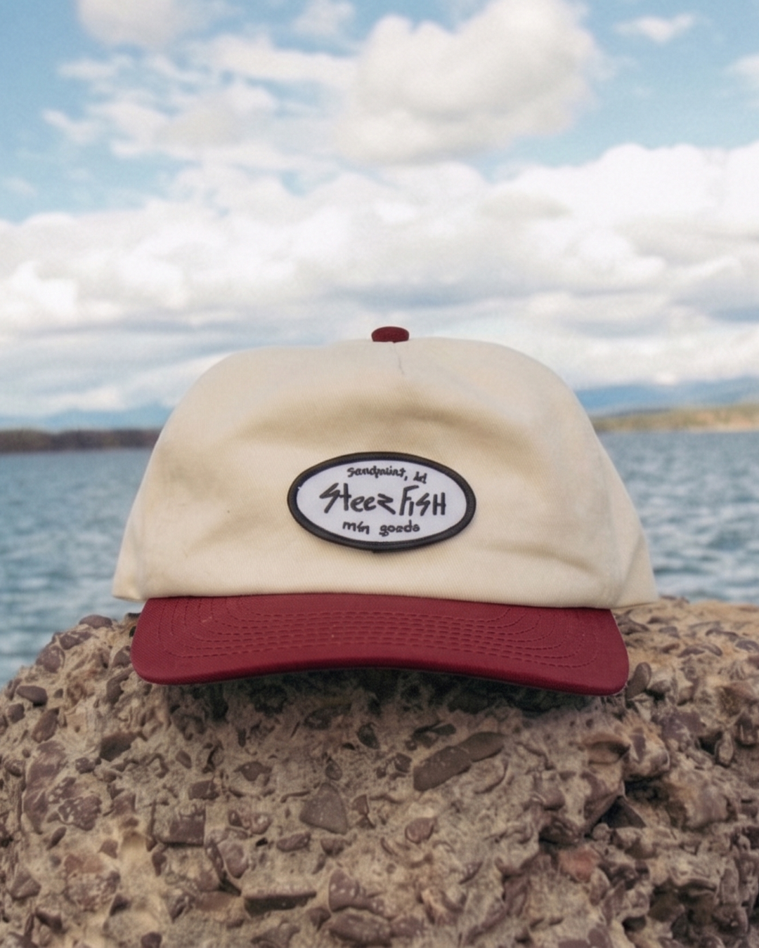 retro two tone - red clay