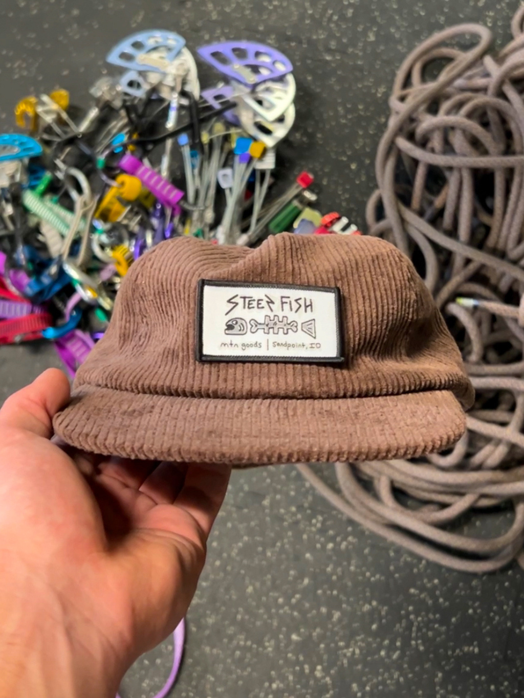"dry bones" corduroy- mud