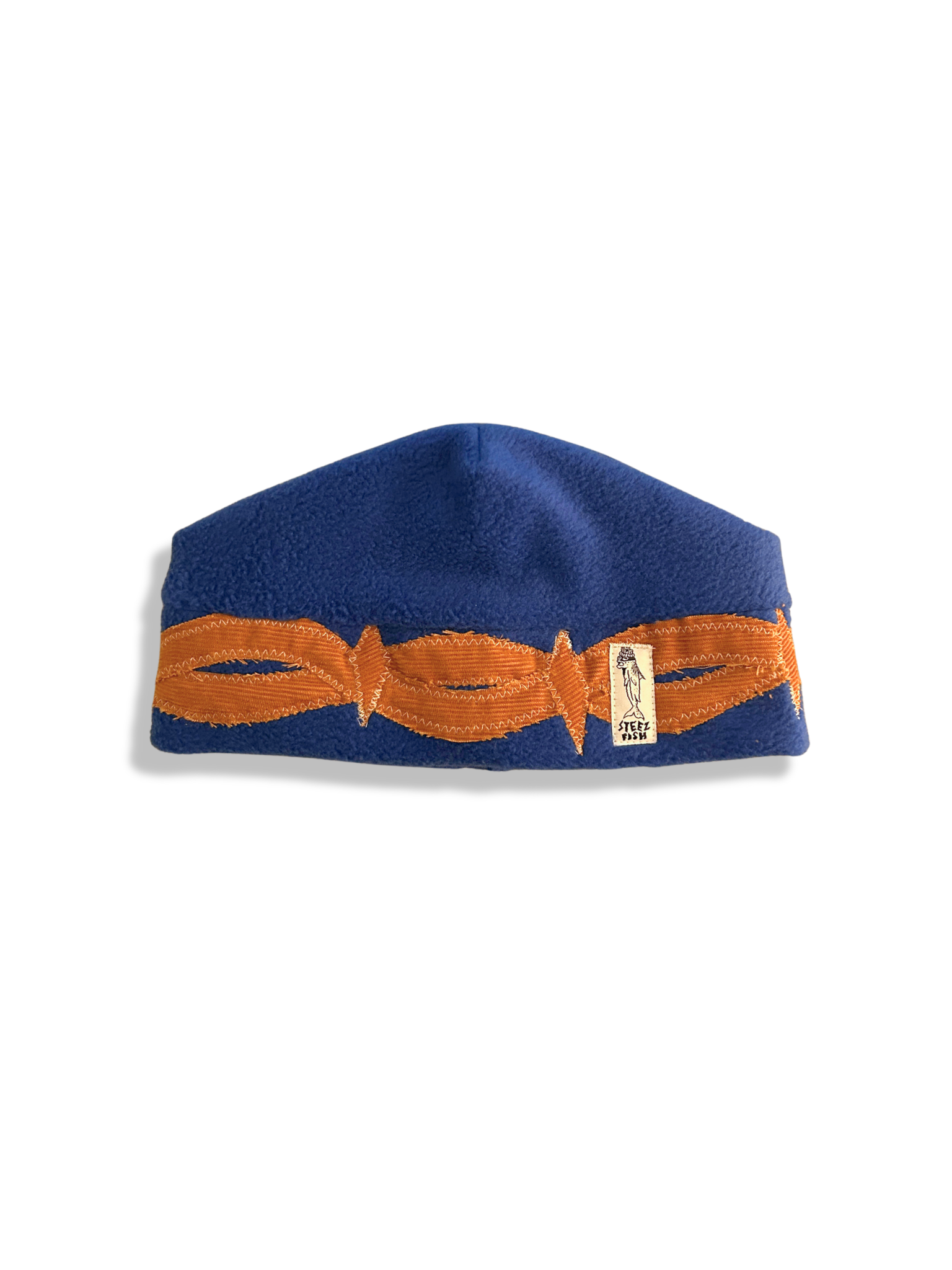 Blue and Corduroy Crown of Thorns