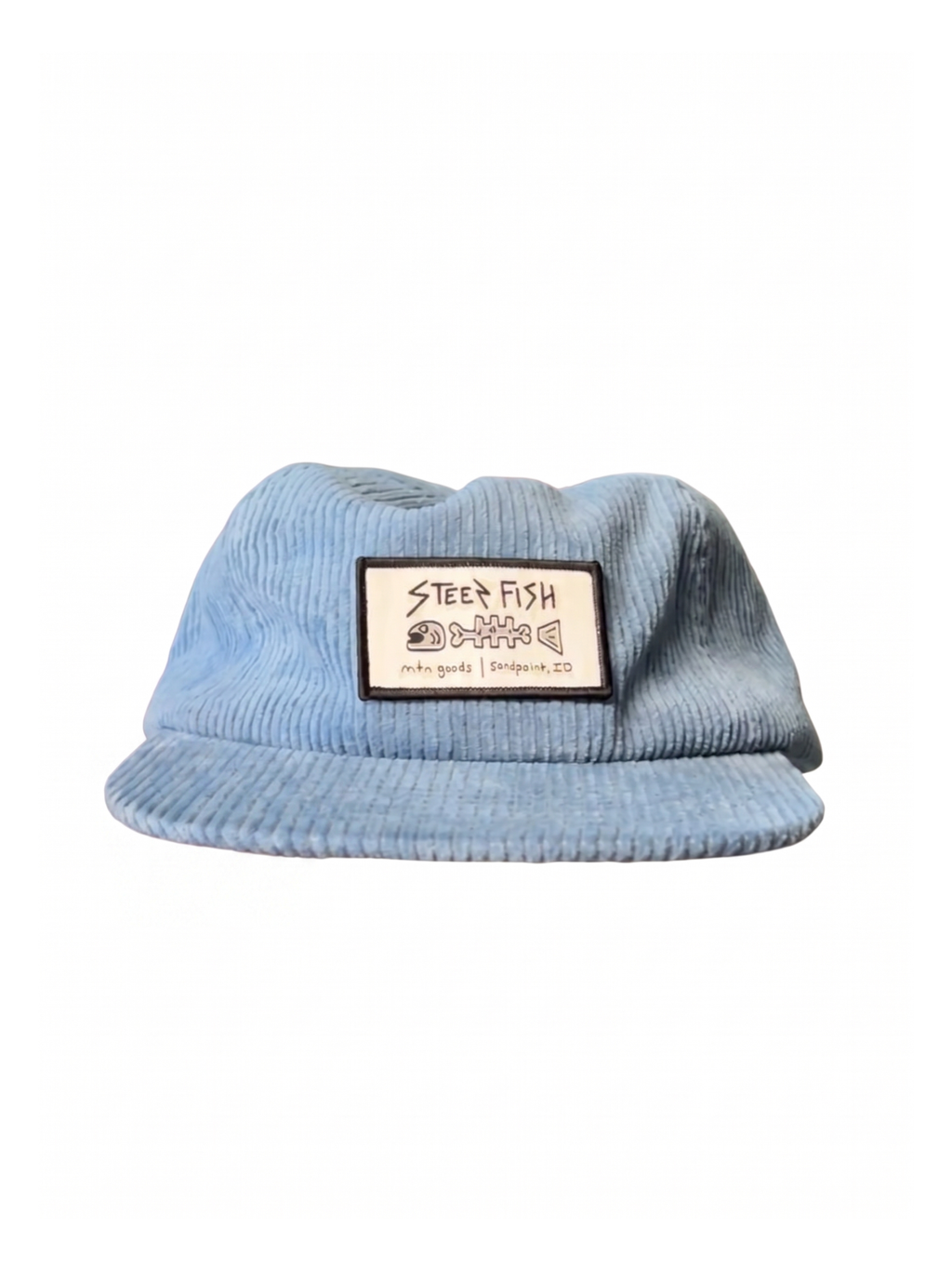 "dry bones" corduroy-  chalk blue