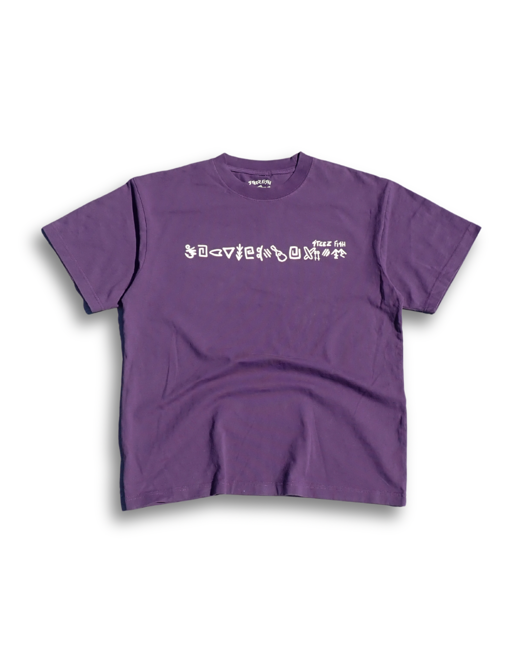 purple shirt