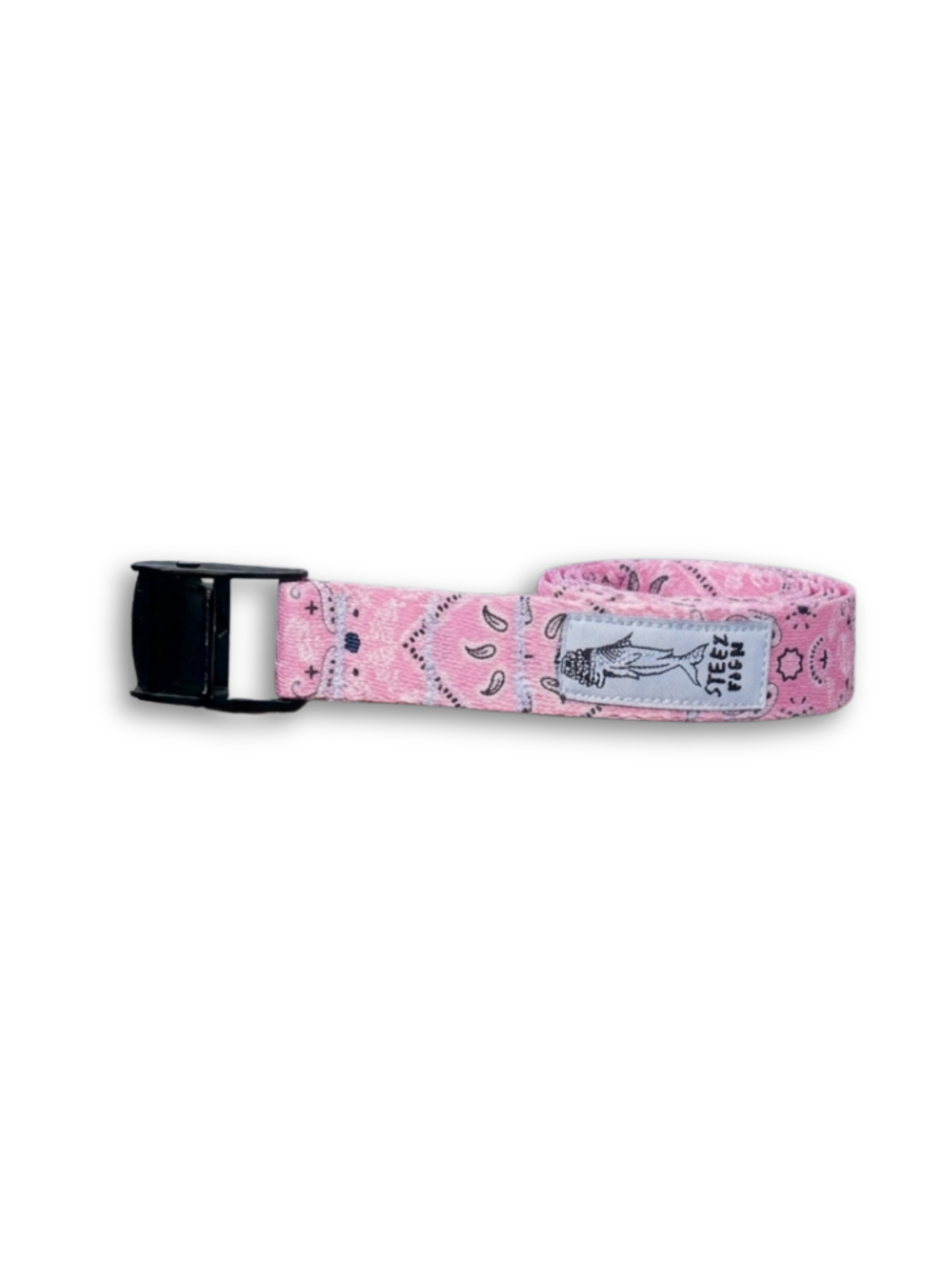 pink paisley cam-strap belt