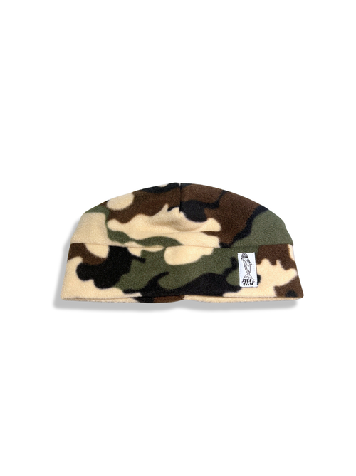 Classic camo patterned skull cap fleece beanie 